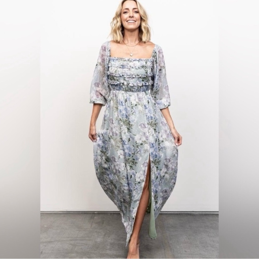 Baltic Born Pastel Floral Maxi Dress